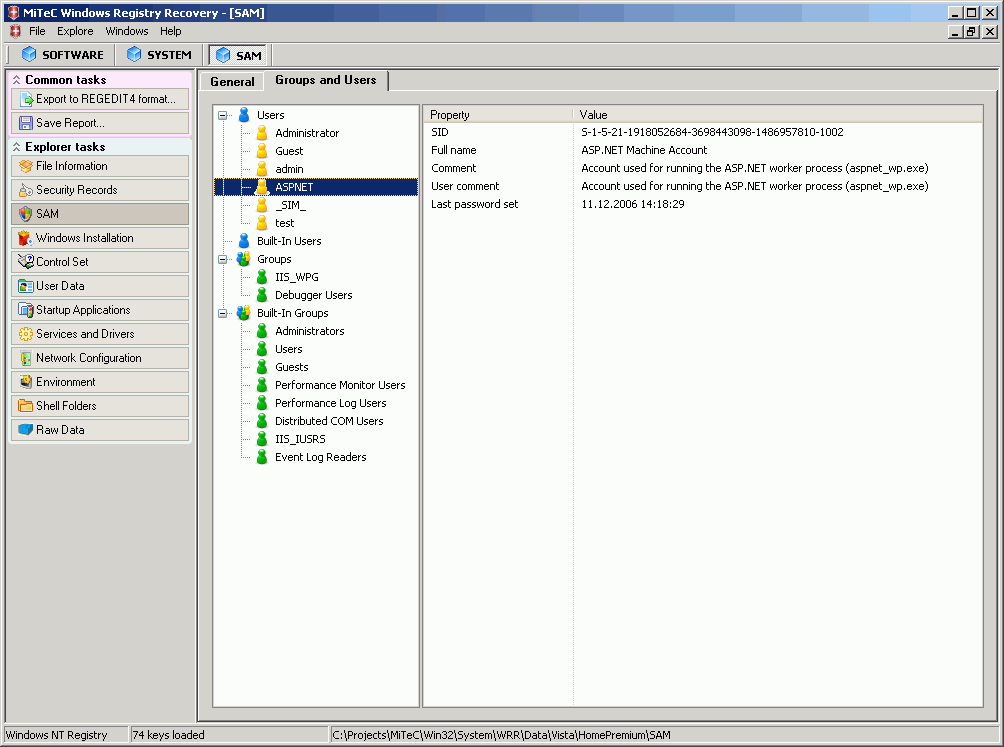 Windows registry recovery ekran g r nt s gezginler