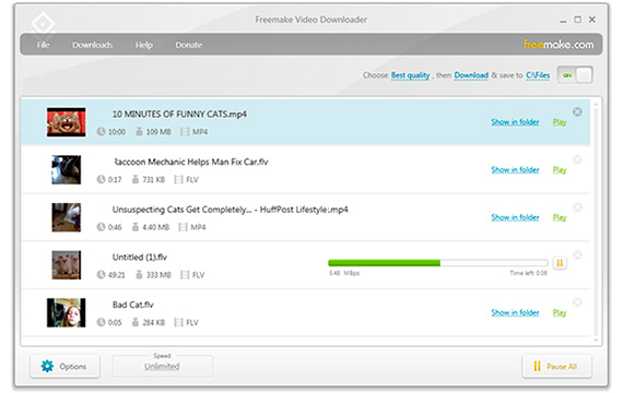 Freemake Video Downloader Ekran Goruntusu