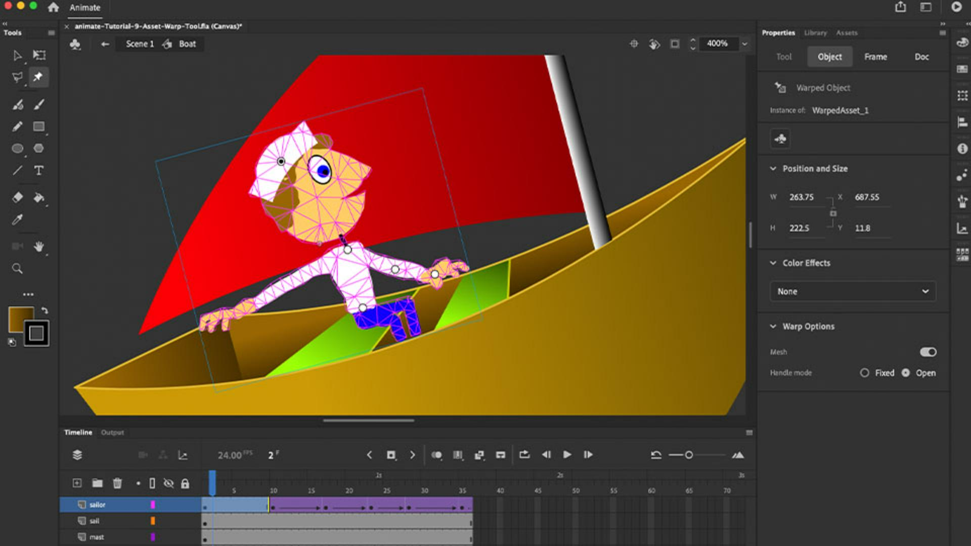 Adobe Animate Ekran Goruntusu