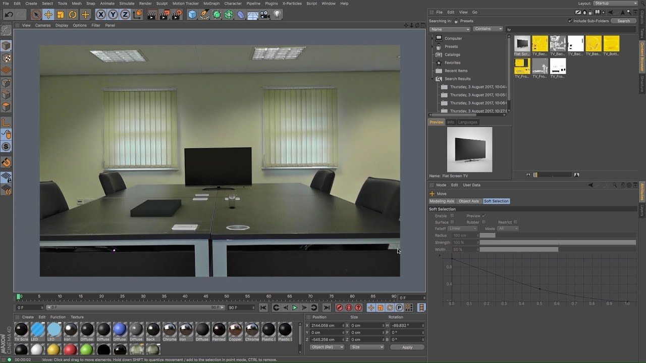 Cinema 4D Ekran Goruntusu