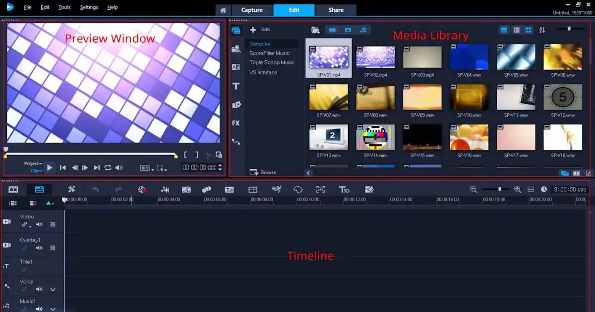 Corel VideoStudio Pro Ekran Goruntusu