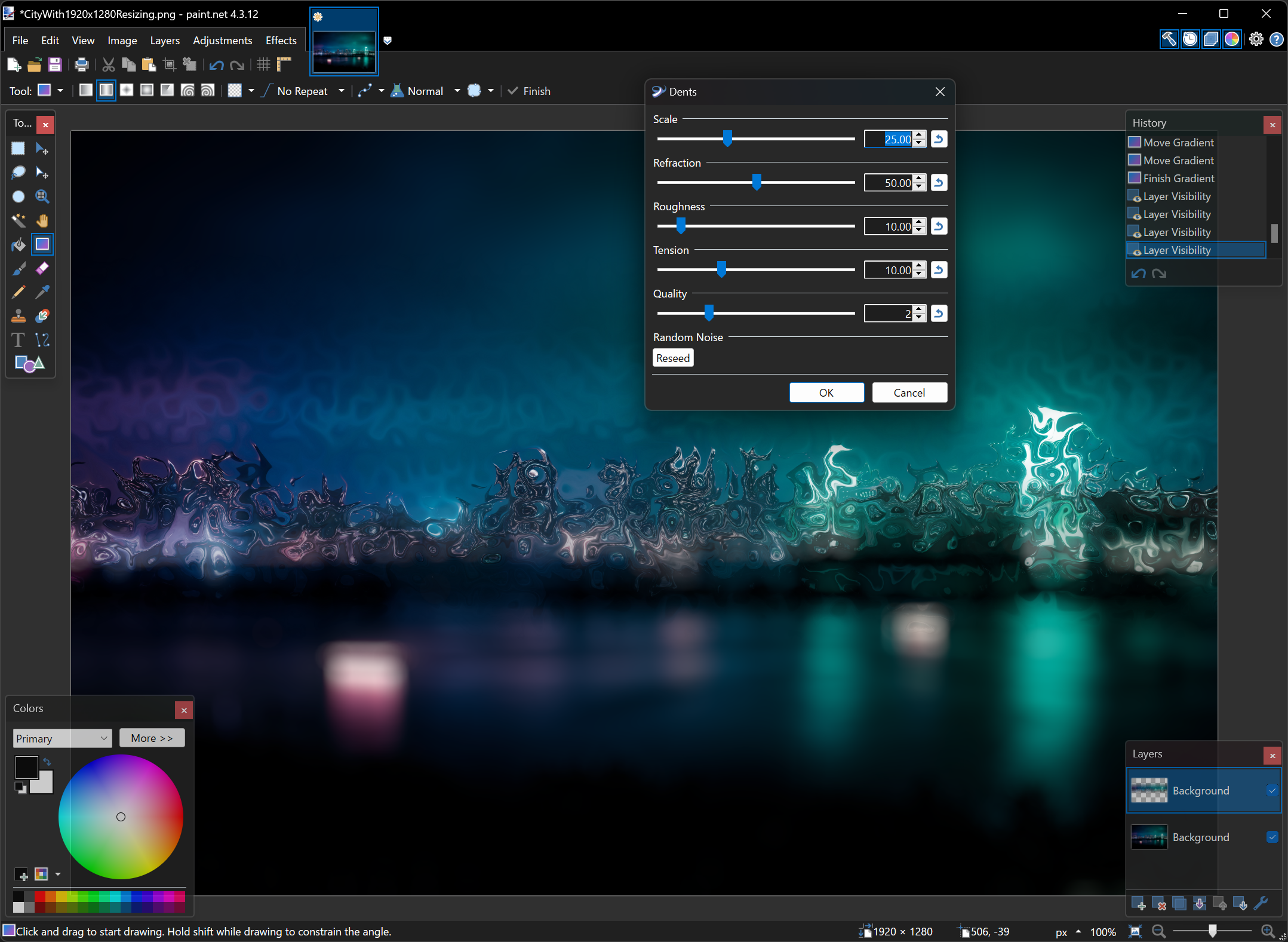 Paint.NET Ekran Goruntusu