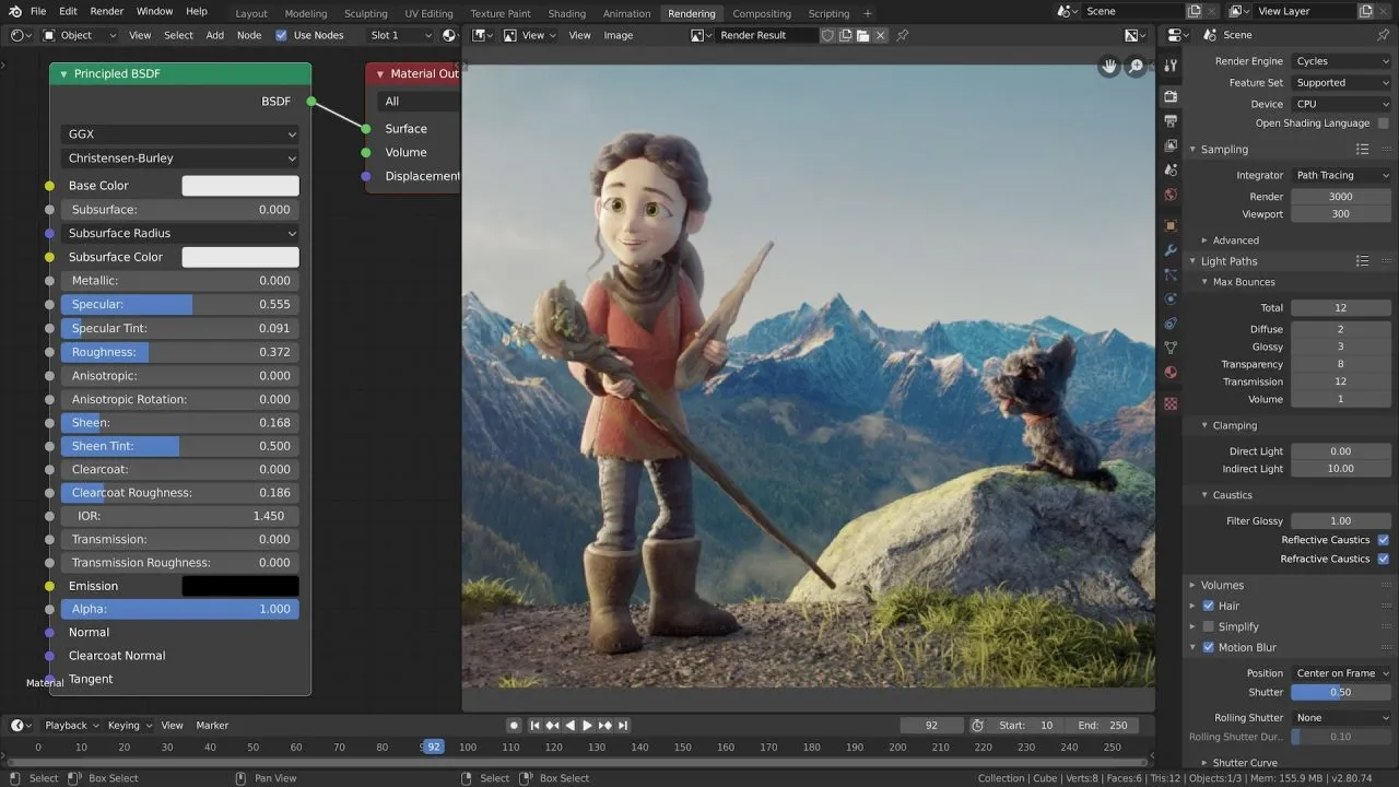 Blender Ekran Goruntusu