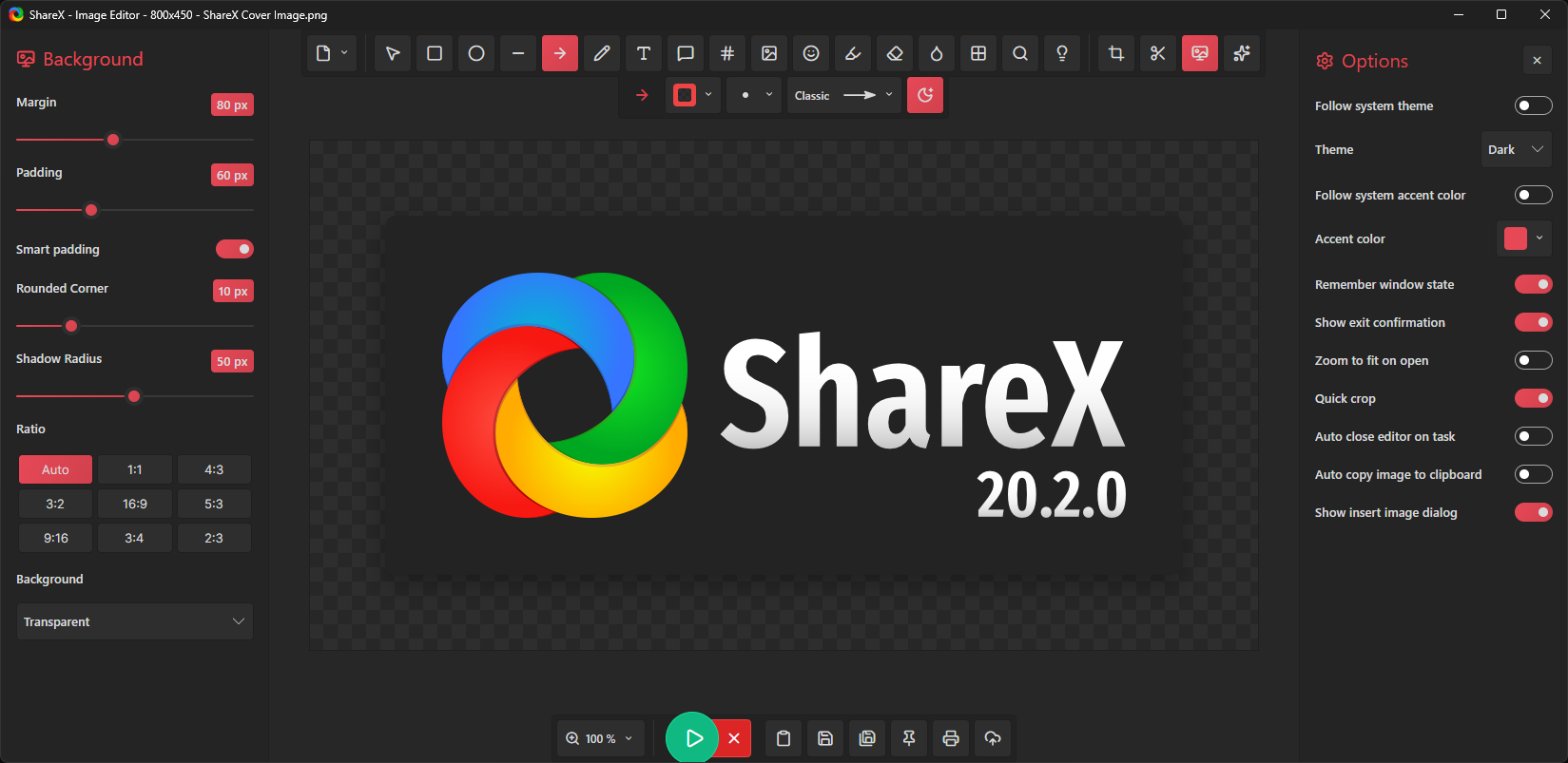 ShareX Ekran Goruntusu