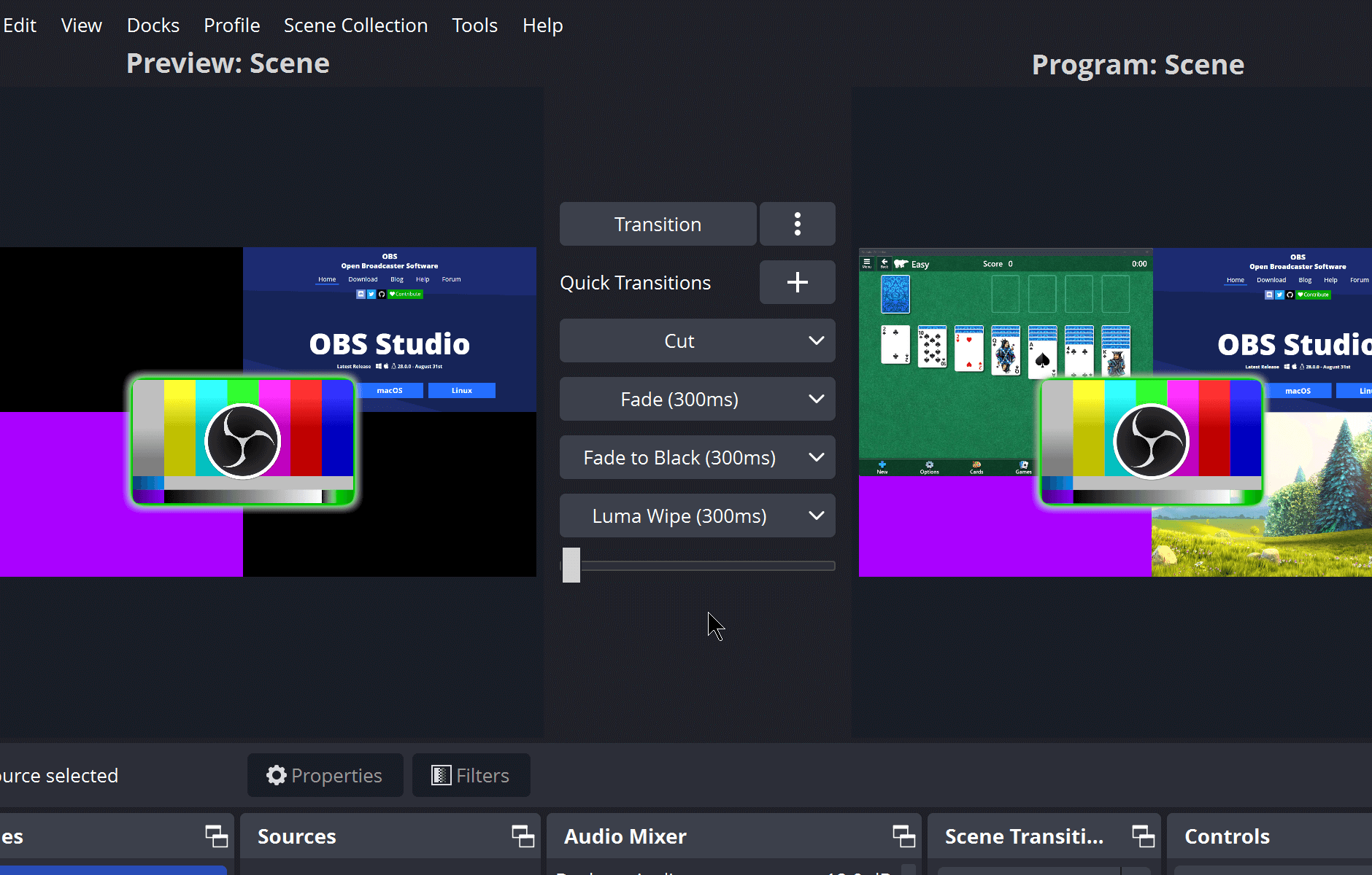 Open Broadcaster Software | OBS Studio Ekran Goruntusu