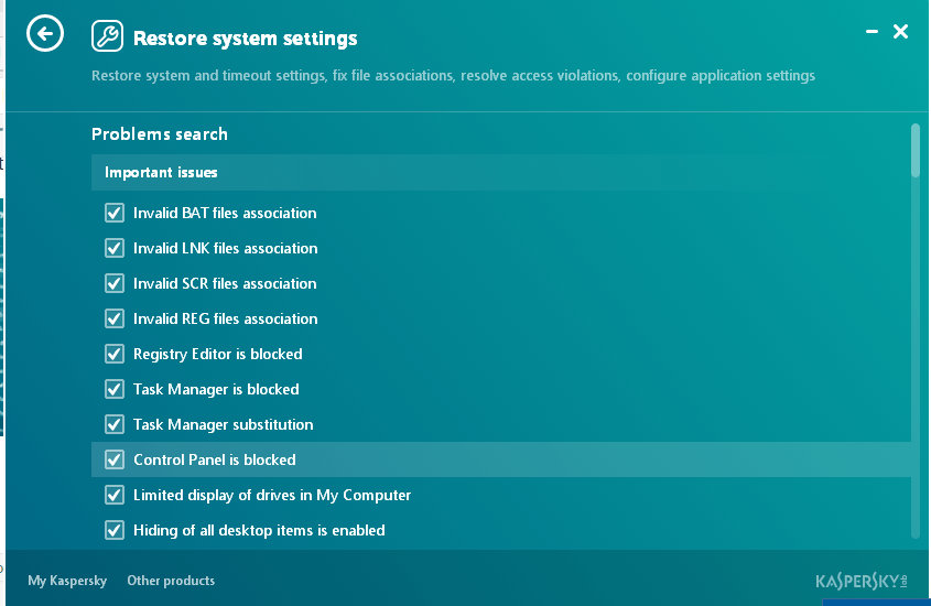 Kaspersky Cleaner Ekran Goruntusu