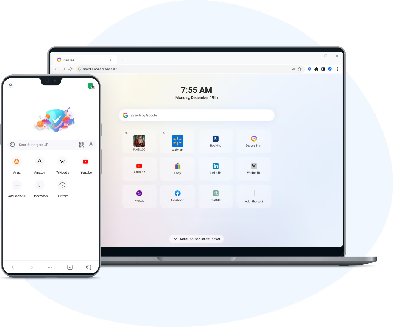 Avast Secure Browser Ekran Goruntusu