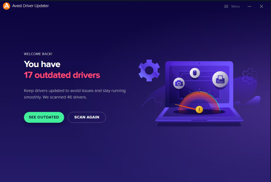 Avast Driver Updater Ekran Goruntusu