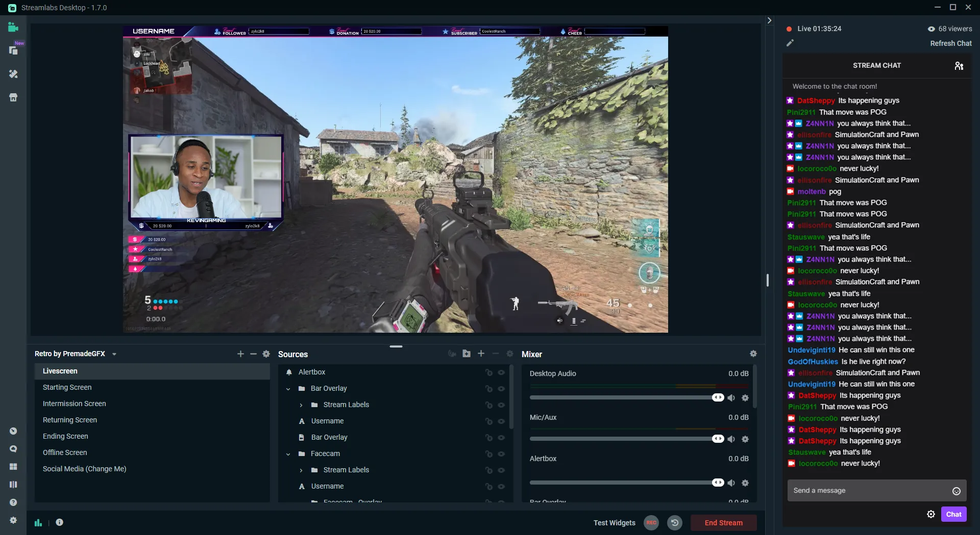 Streamlabs Ekran Goruntusu