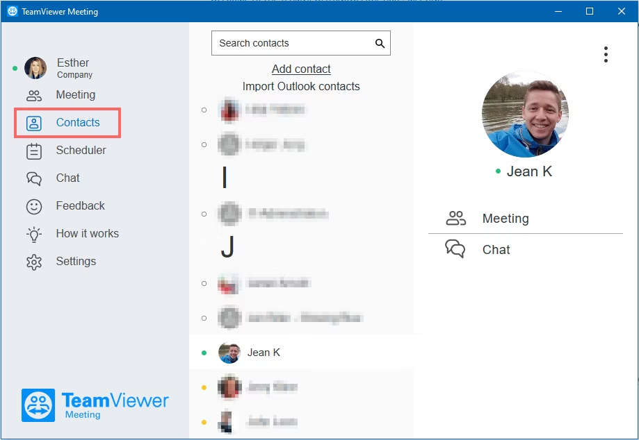 TeamViewer Meeting Ekran Goruntusu