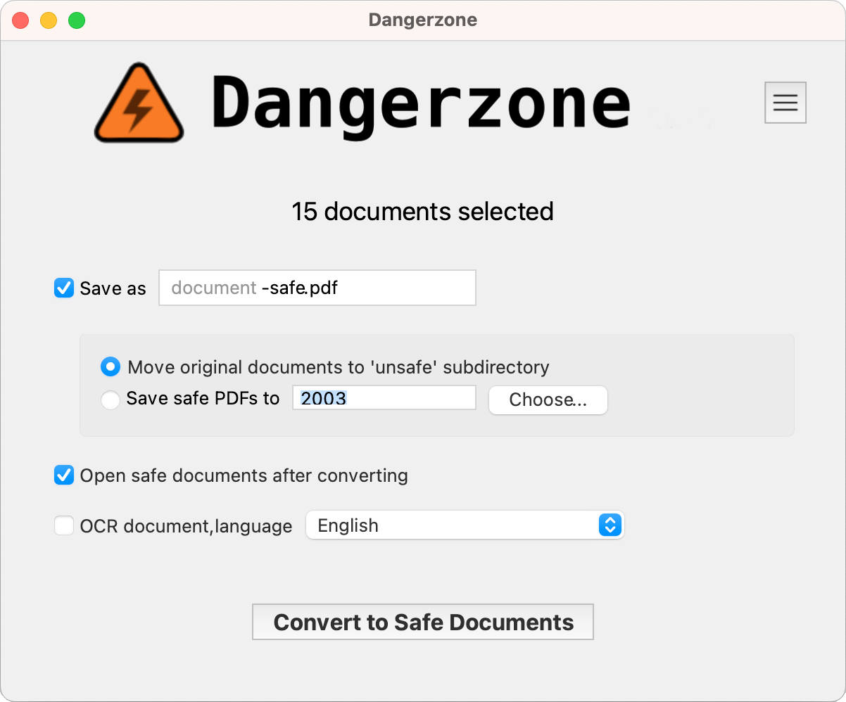 DangerZone Ekran Goruntusu