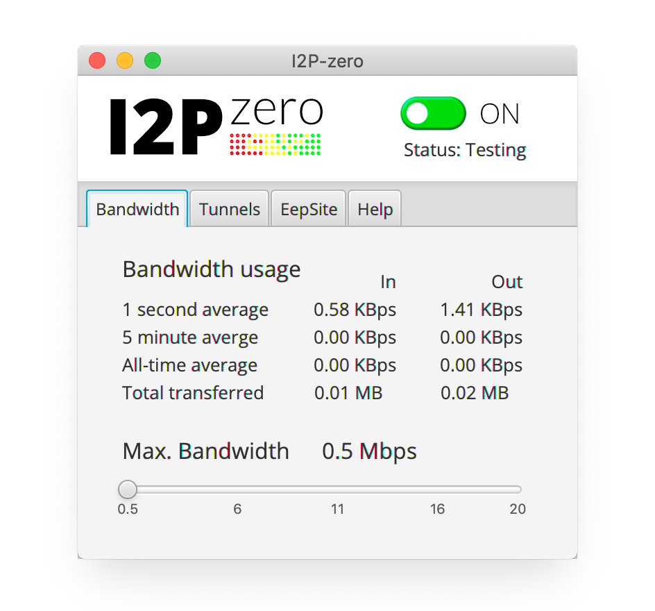 I2P zero Ekran Goruntusu