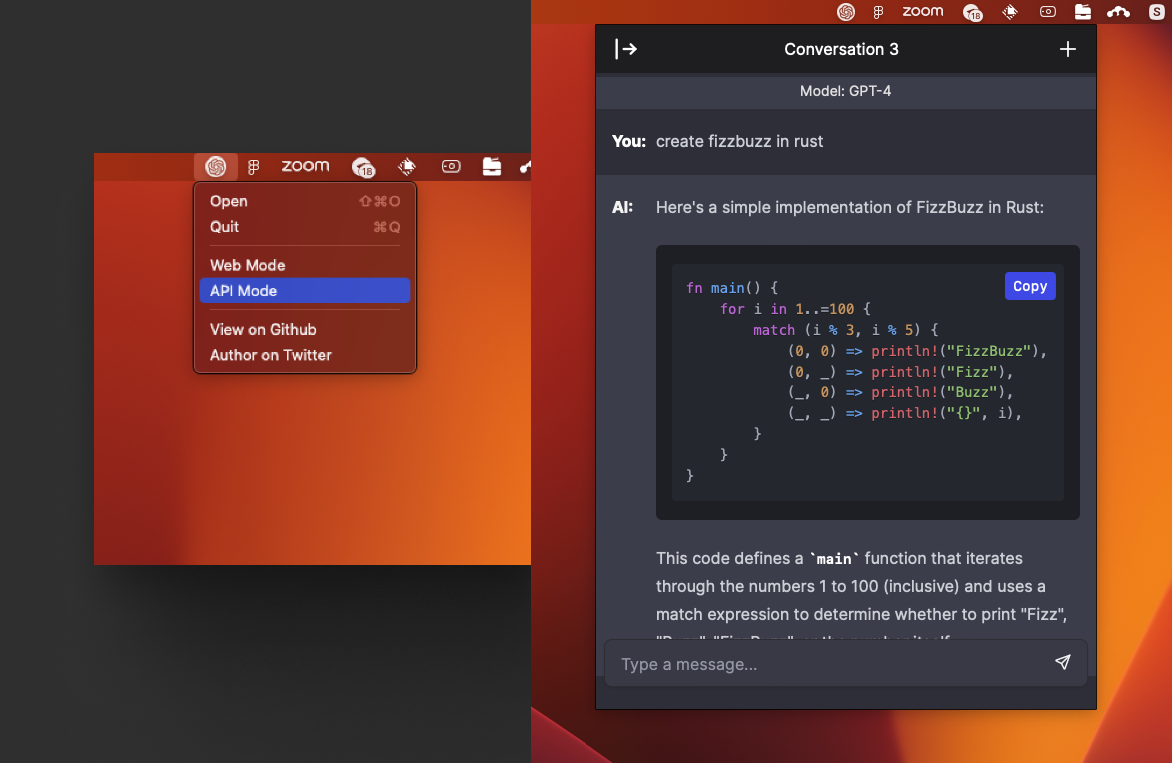 Chat Ai Desktop Ekran Goruntusu
