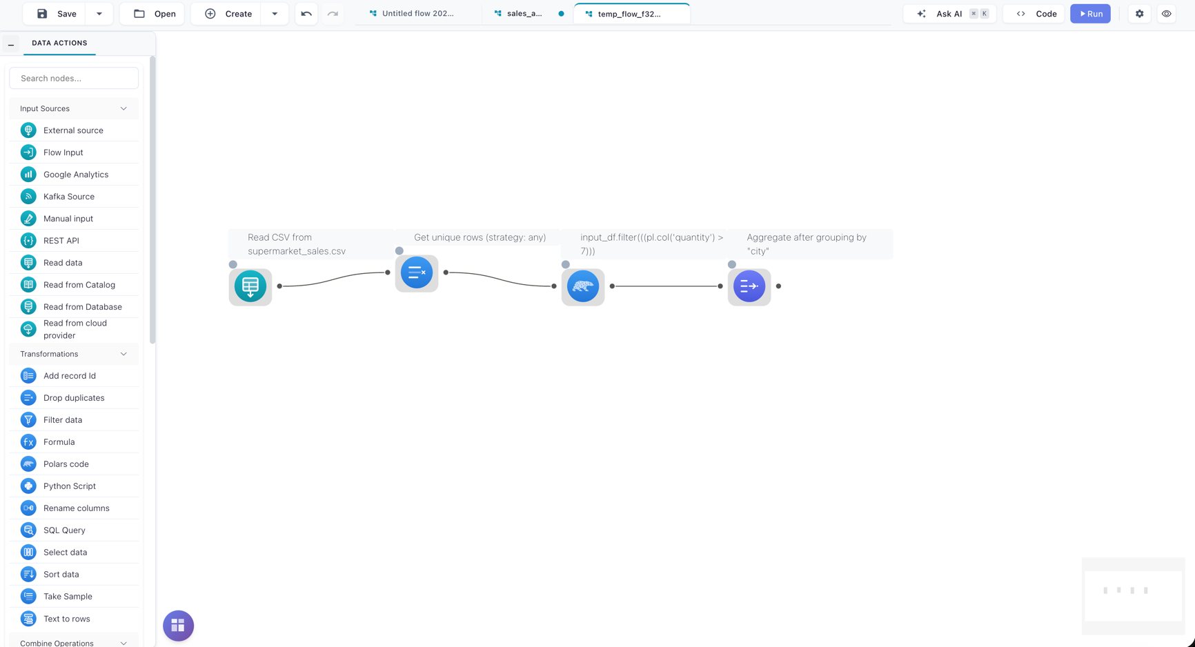 Flowfile Ekran Goruntusu