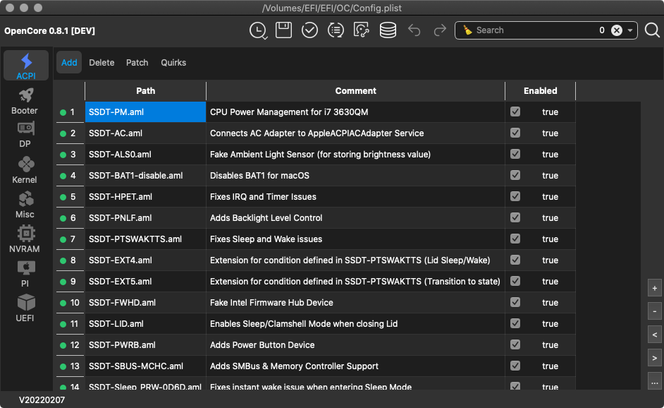 OpenCore Auxiliary Tools Ekran Goruntusu