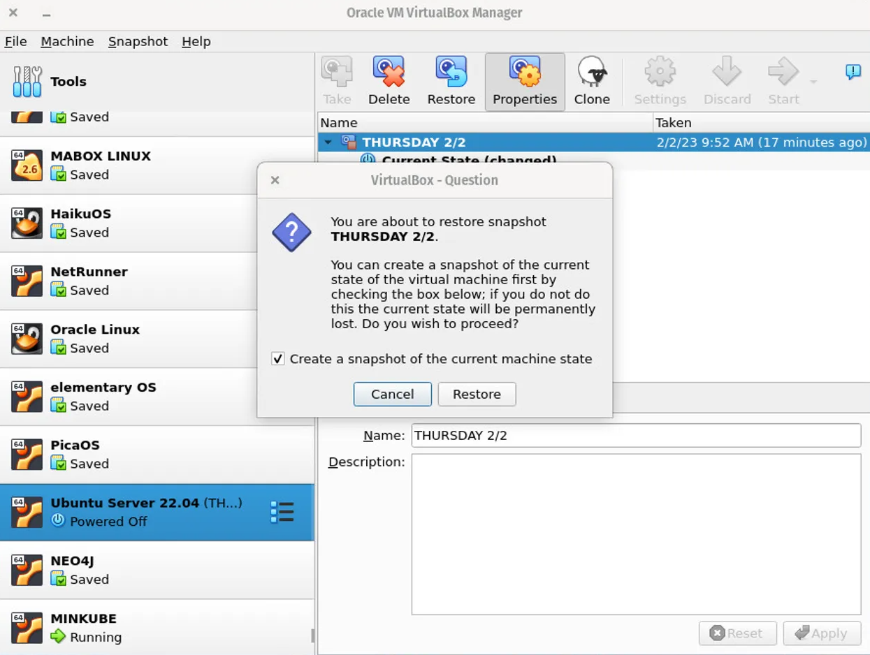 VirtualBox Ekran Goruntusu