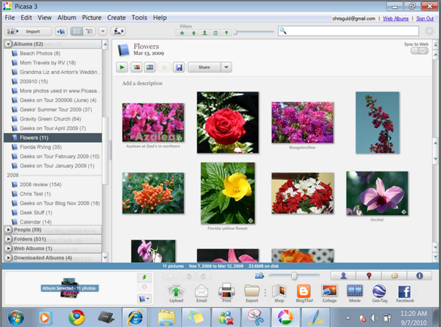 Picasa Ekran Goruntusu