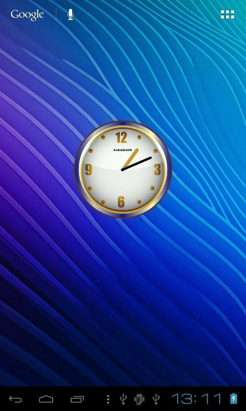 Analog Saat Widget Resimleri