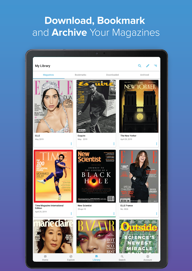 ZINIO - Magazine Newsstand Resimleri
