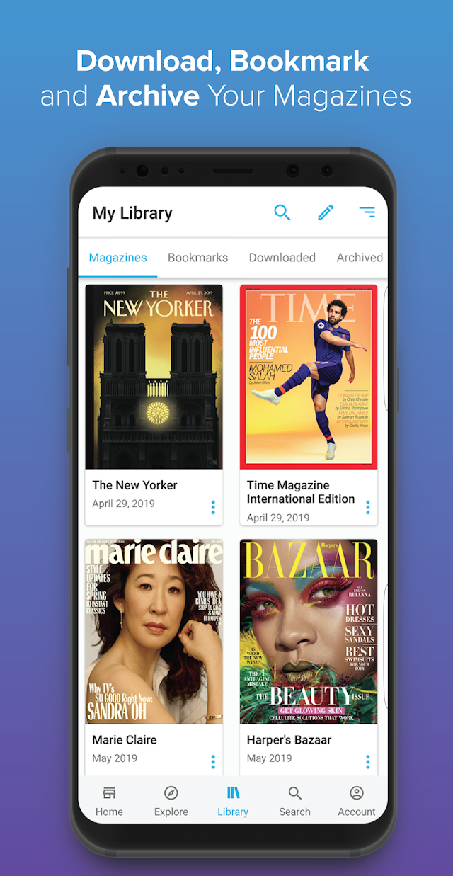 ZINIO - Magazine Newsstand Resimleri