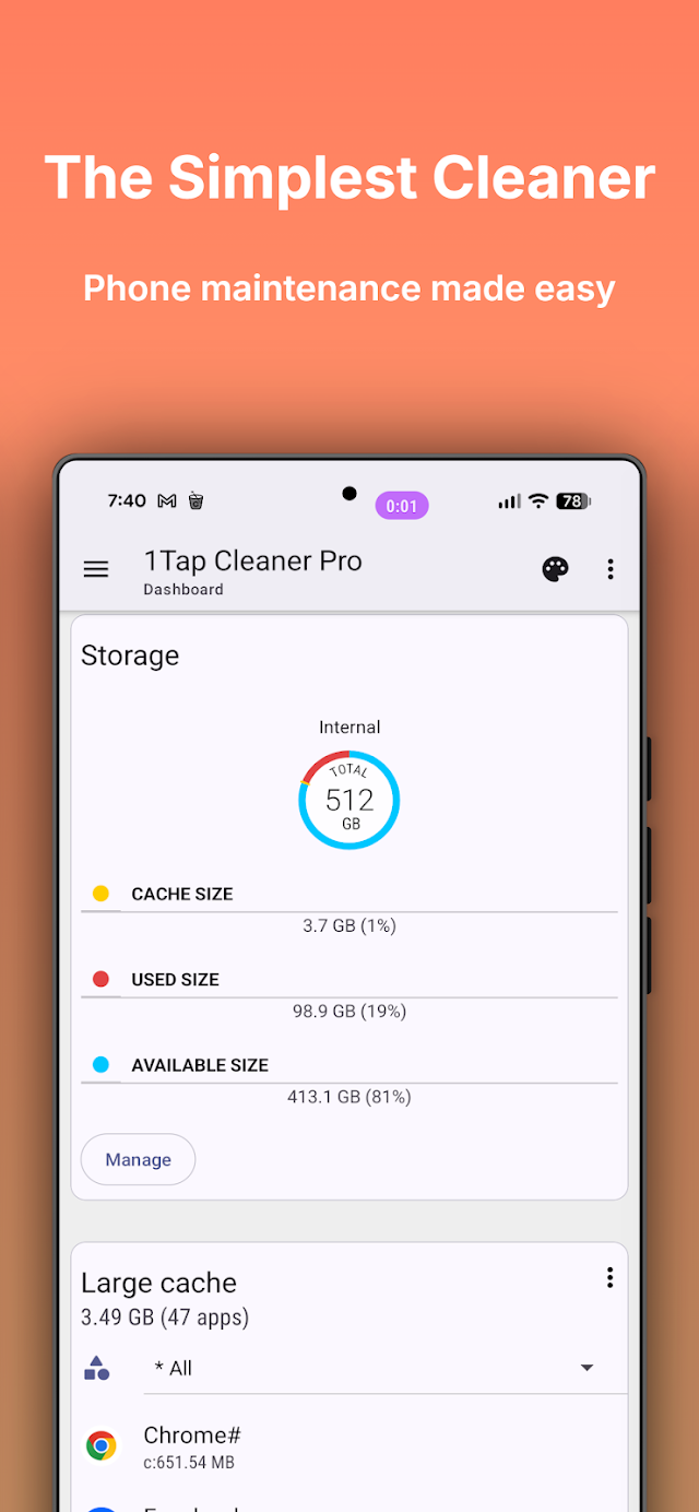 1Tap Cleaner (Türkçe) Resimleri