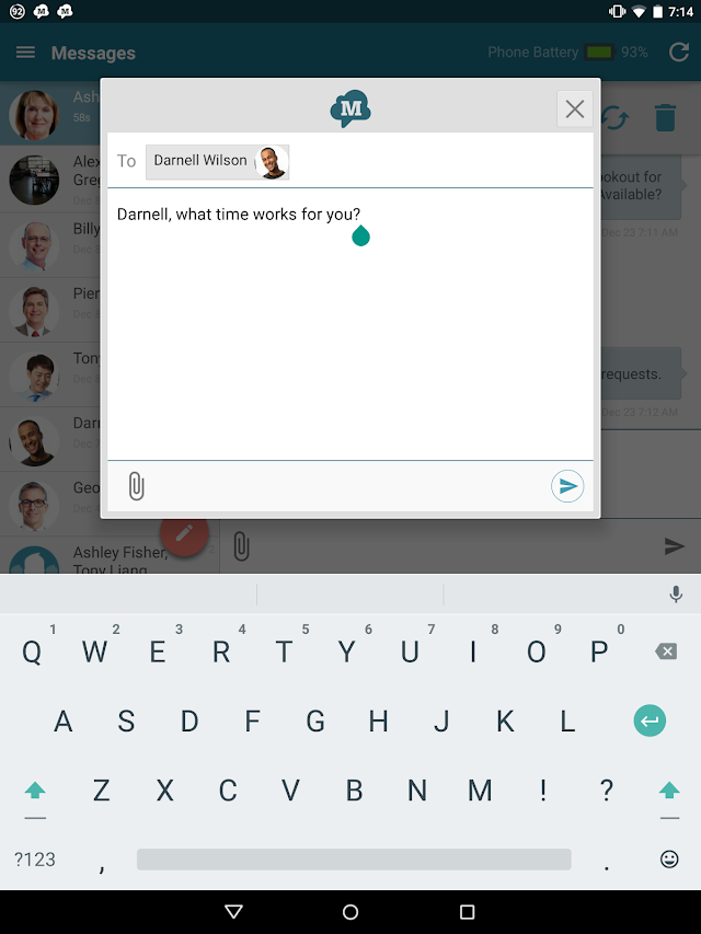 SMS & MMS from Tablet Resimleri