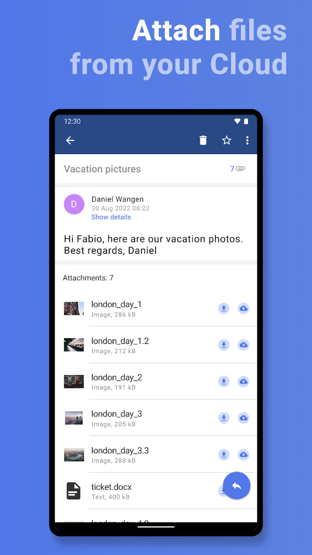 mail.com: Email app & Cloud Resimleri