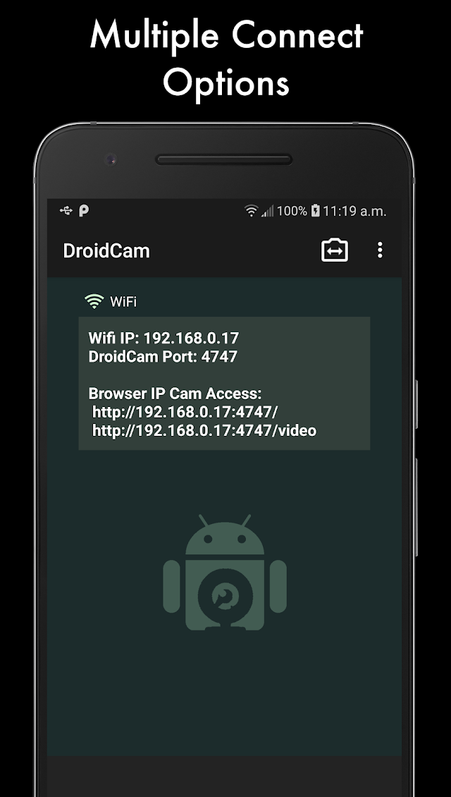 DroidCam Webcam (Classic) Resimleri