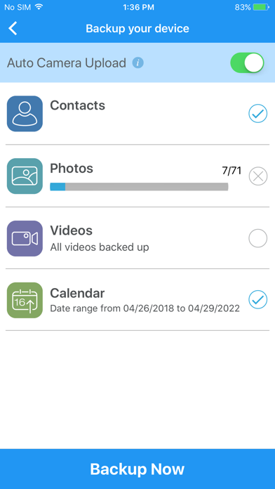 IDrive Online Backup Resimleri