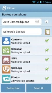 IDrive (Online Backup) Resimleri