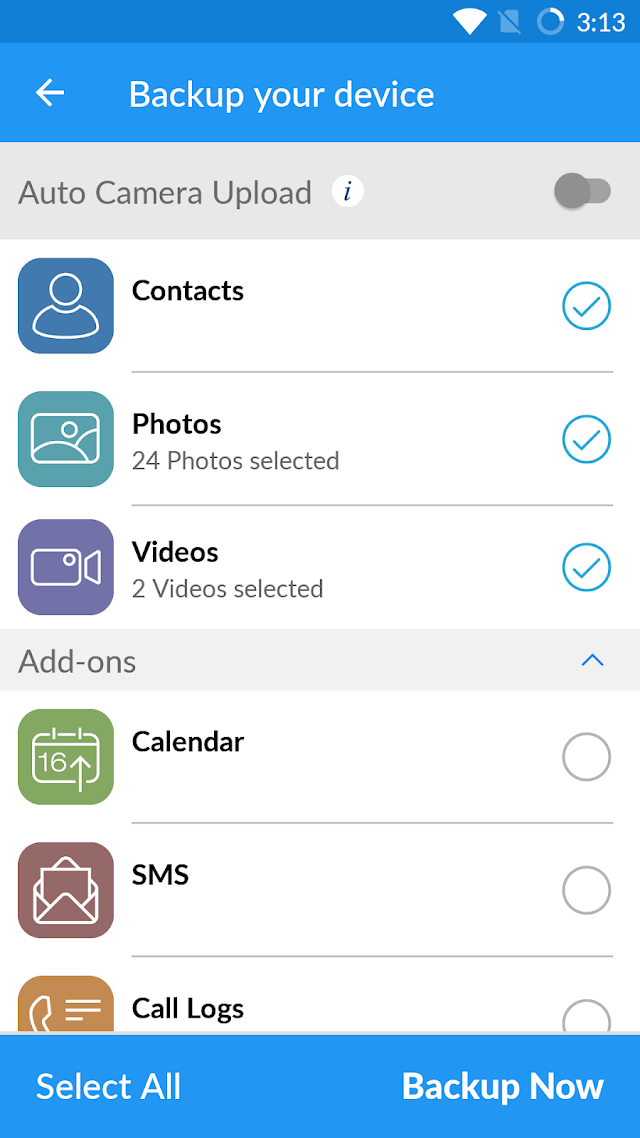 IDrive Online Backup Resimleri