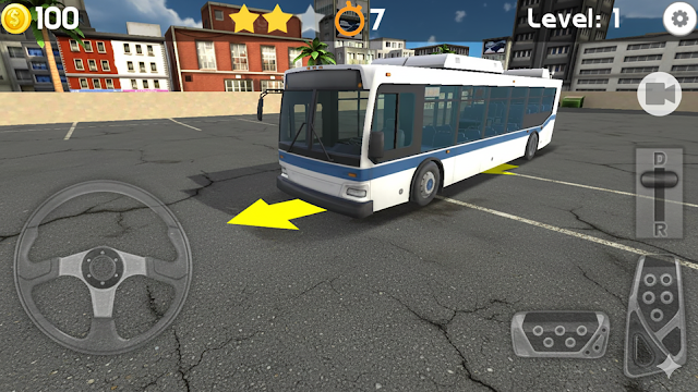 Bus Parking 3D Resimleri