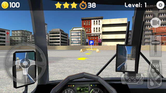 Bus Parking 3D Resimleri