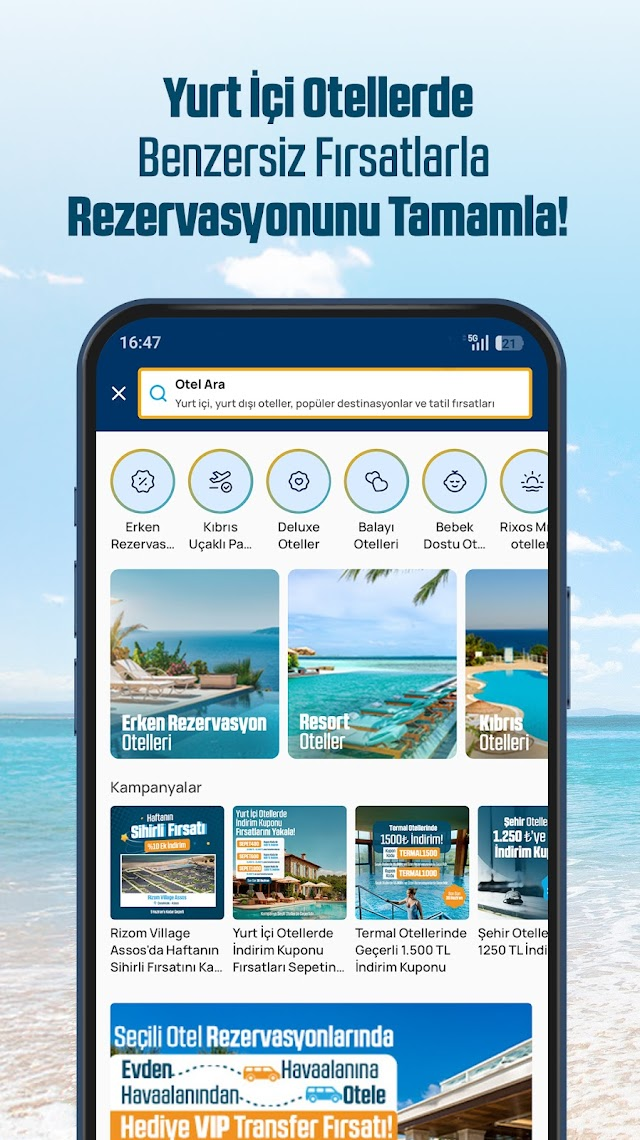 Tatilsepeti: Otel, Tur & Uçak Resimleri