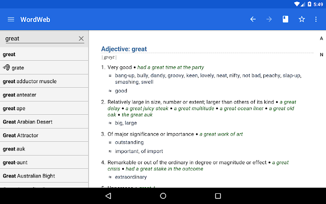 Dictionary - WordWeb Resimleri