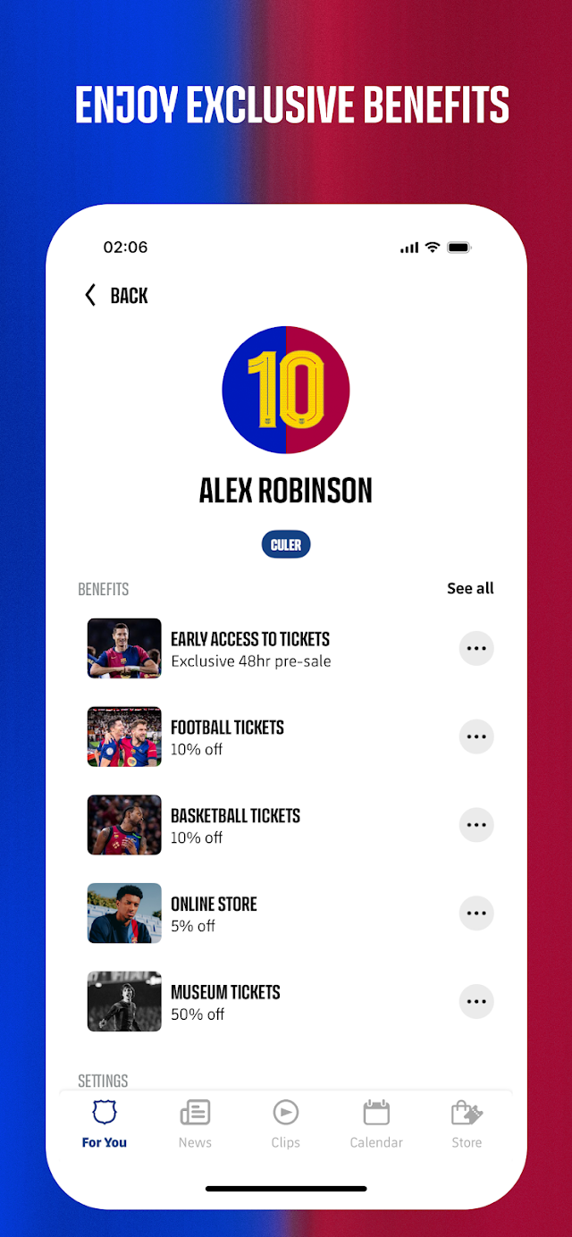 FC Barcelona Official App Resimleri