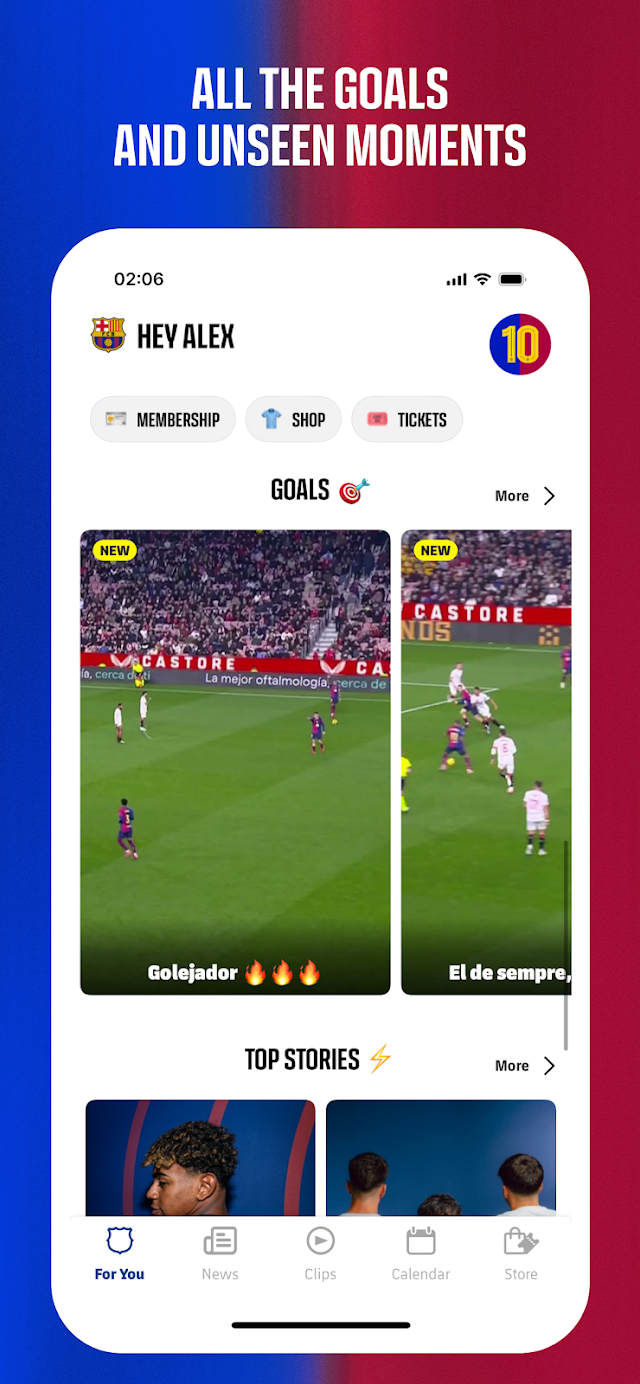 FC Barcelona Official App Resimleri