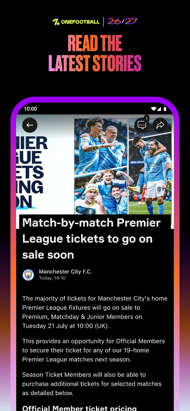 OneFootball - Football Scores Resimleri