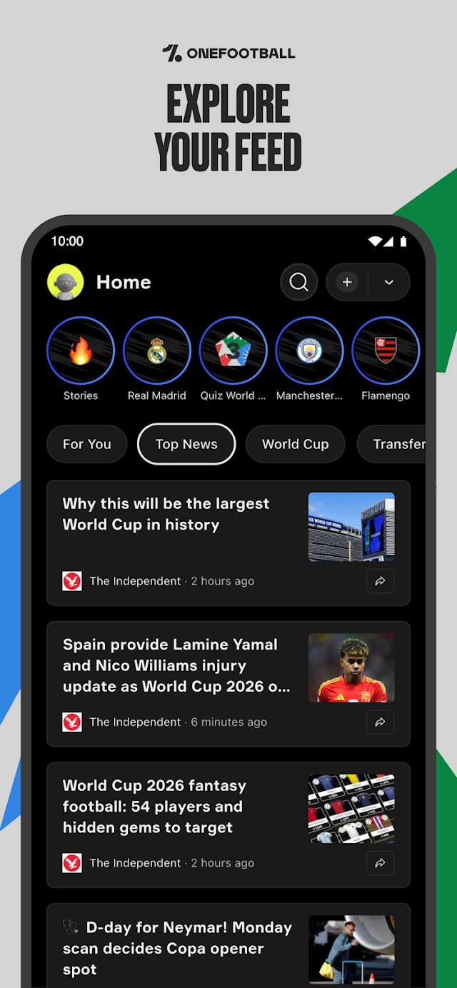 OneFootball News & Live Scores Resimleri