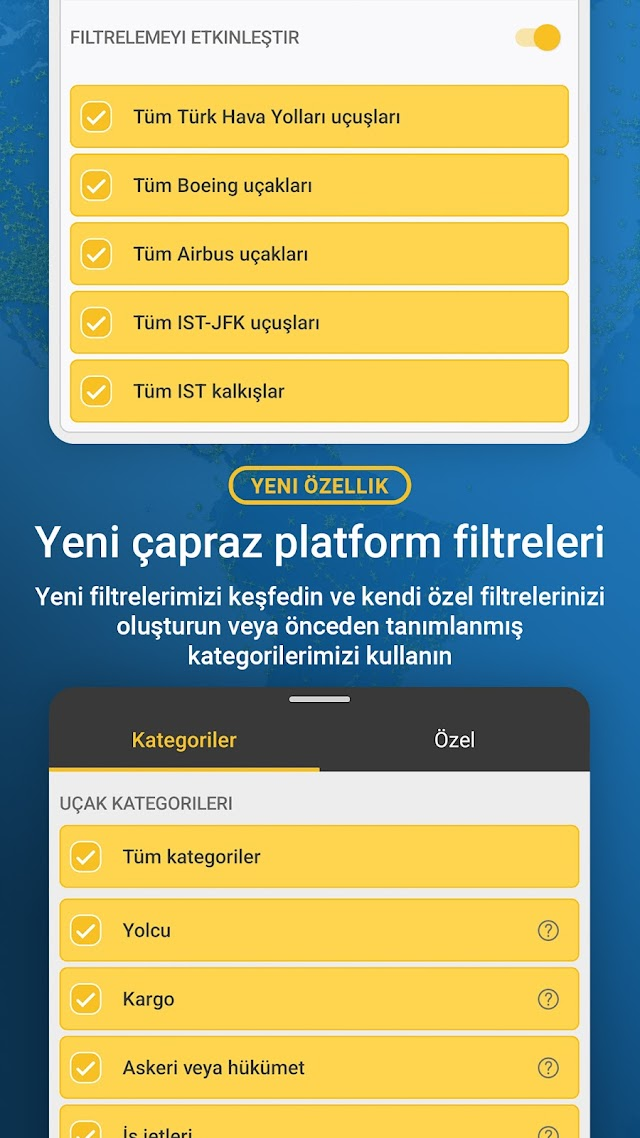 Flightradar24 Uçuş Takipçisi Resimleri
