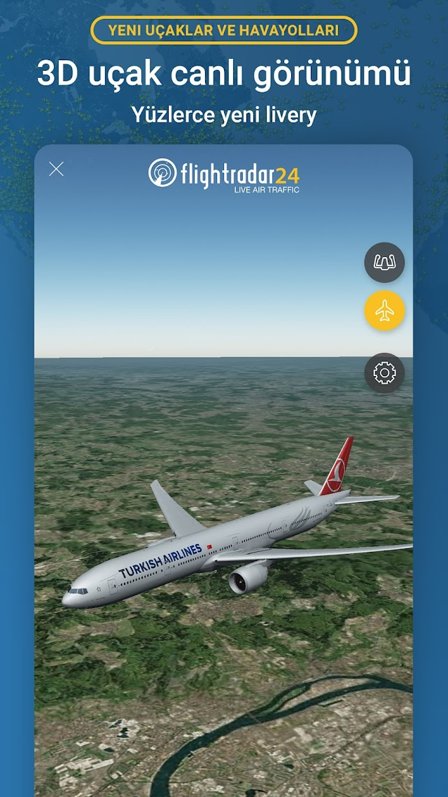 Flightradar24 Uçuş Takipçisi Resimleri