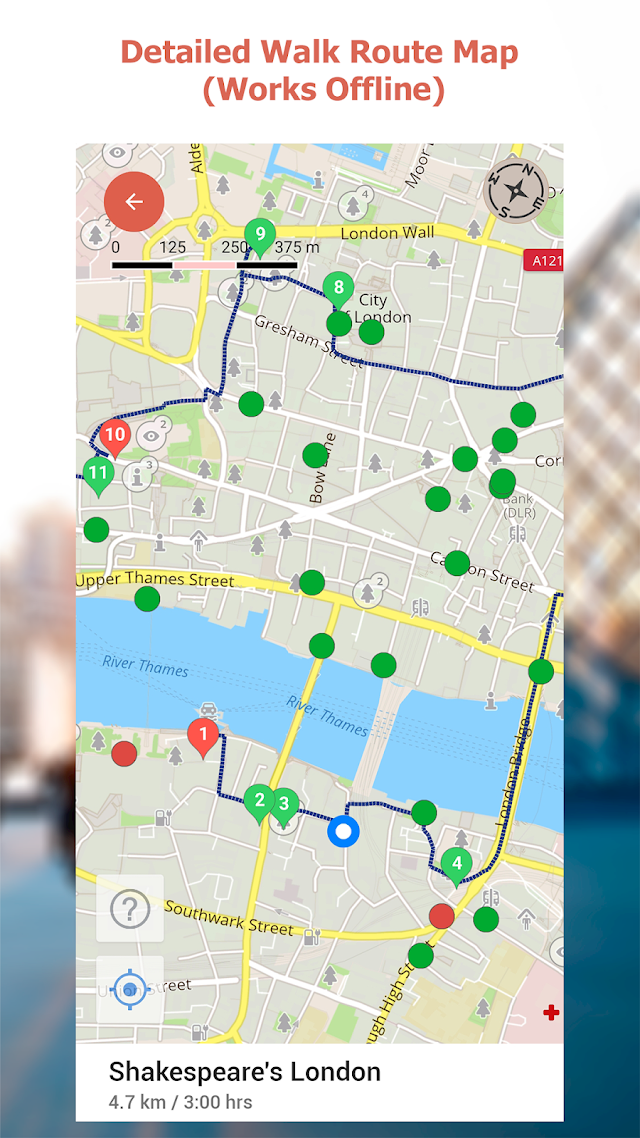 Istanbul Map and Walks Resimleri