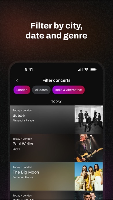 Songkick Concerts Resimleri
