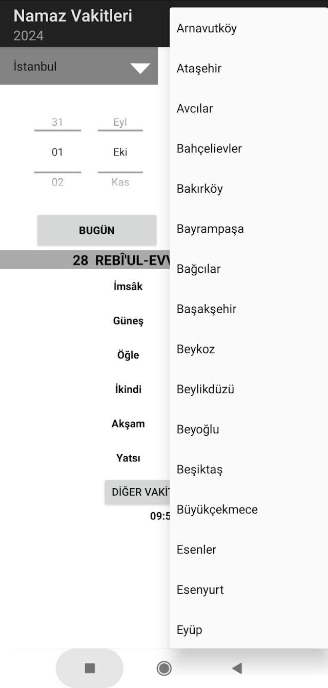 Namaz Vakitleri Resimleri