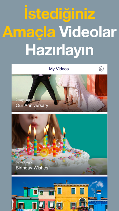IOS Video Düzenleyicisi ve Film Oluşturucusu Resimleri