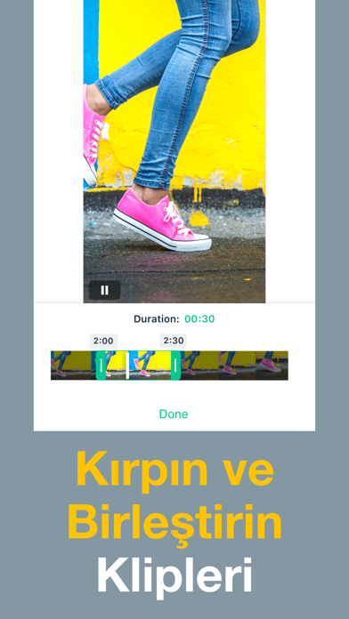 IOS Video Düzenleyicisi ve Film Oluşturucusu Resimleri