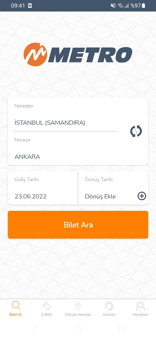 Metro Turizm–Otobüs Bileti Al Resimleri