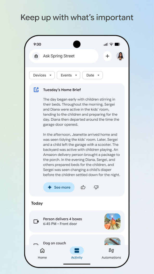 Google Home Resimleri