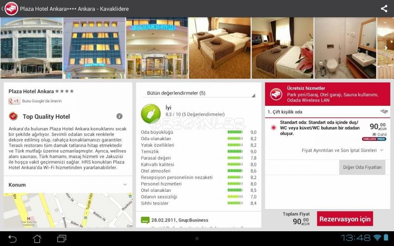 Otel arama HRS İndir (Android) - Gezginler Mobil