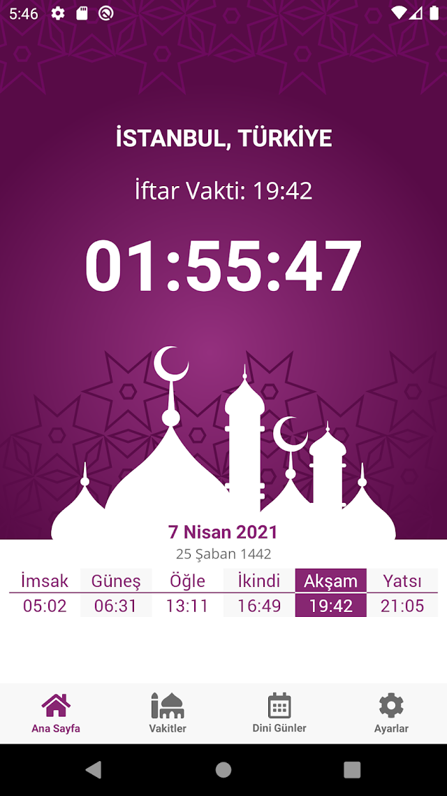 İftara Ne Kadar Kaldı? Resimleri